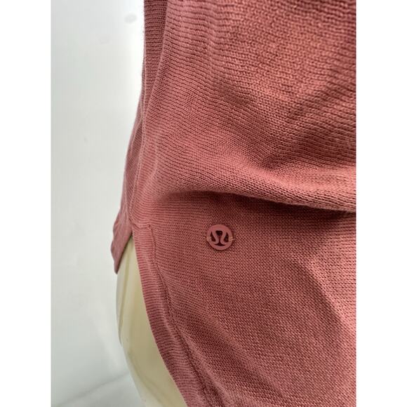 Lululemon Size 2 Women Take it All In Lightweight Sweater Ribbed Sleeve 48-22 - Picture 7 of 12